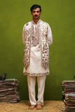 JUNGLE IVORY KURTA JACKET SET
