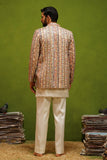 SAFAR MULTI JODHPURI SET WITH V NECK KURTA