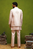 OJASV PINK SHORT KURTA JACKET  SET