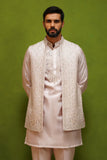 OJASV PINK SHORT KURTA JACKET  SET