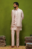 OJASV PINK SHORT KURTA JACKET  SET