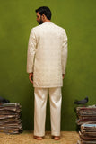 NAQSH IVORY V NECK SHORT KURTA SET