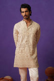 MAHAL IVORY SHORT KURTA SET
