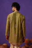 TAJ MEHENDI SHORT KURTA SET