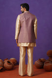 ARIT PURPLE SHORT KURTA JACKET SET
