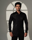 Palm Tree Black Shirt
