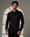 Palm Tree Black Shirt