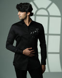 Black 3D Horse Pocket Square