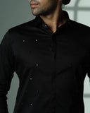 Black Pyramid Polka Shirt