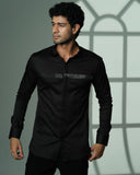 Black Pyramid Chest Shirt