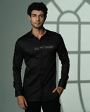 Black Pyramid Chest Shirt