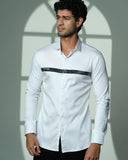 White Pyramid Chest Shirt