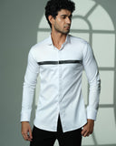 White Pyramid Chest Shirt