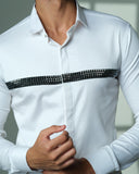 White Pyramid Chest Shirt