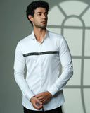 White Pyramid Chest Shirt