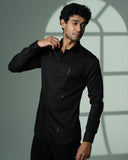 Black Arrow Panel Shirt