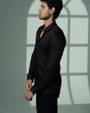 Black Arrow Sleeve Shirt