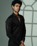 Black Arrow Sleeve Shirt