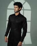 Black Sally Panel Shirt