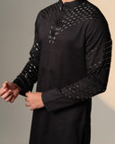 Black Sally Curve Kurta