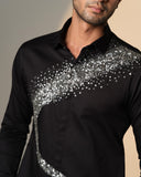 Black Galaxy Curve Shirt