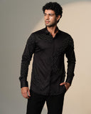 Black Sally Curve Shirt