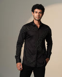 Black Sally Curve Shirt