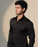 Black Sally Curve Shirt