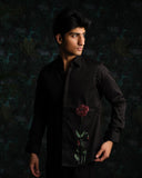 CRIMSON BLOOM SHIRT
