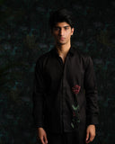 CRIMSON BLOOM SHIRT