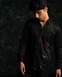 CRIMSON BLOOM SHIRT