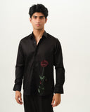 CRIMSON BLOOM SHIRT