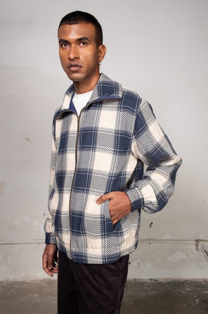 Black and grey plaid jacket shops