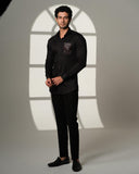 Panther Red Eyes Pocket Square