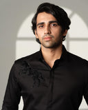 Black Horse Shoulder Shirt