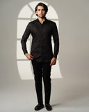 Black Horse Shoulder Shirt