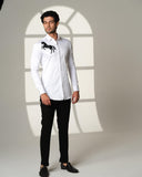 White Horse Shoulder Shirt