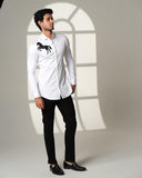 White Horse Shoulder Shirt