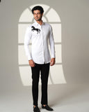 White Horse Shoulder Shirt