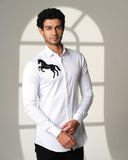 White Horse Shoulder Shirt