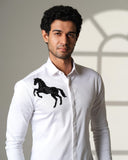 White Horse Shoulder Shirt