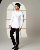 White Slant Sally Shirt