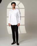 White Slant Sally Shirt