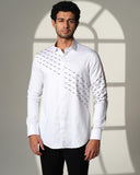 White Slant Sally Shirt