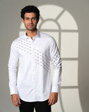 White Slant Sally Shirt