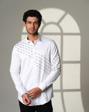 White Slant Sally Shirt