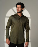 Olive Slant Sally Shirt