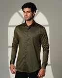 Olive Slant Sally Shirt
