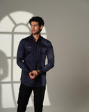 Navy Arrow Chest Shirt