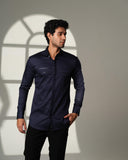 Navy Arrow Chest Shirt